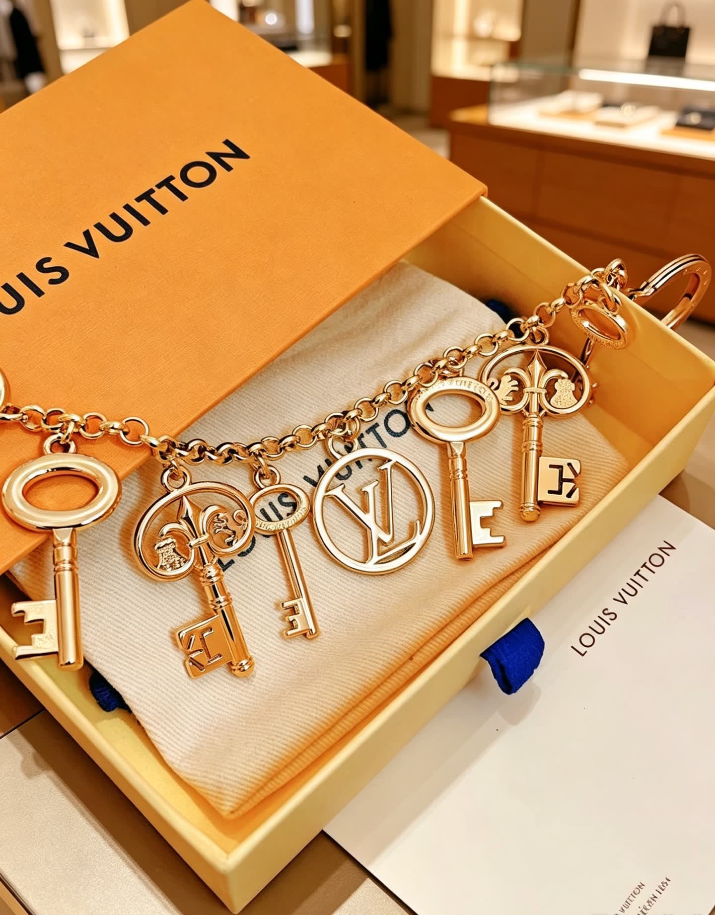 Louis Vuitton Key Charm Bracelet